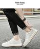 Men's Trendy Breathable Leather Casual Shoes - British Style Soft Sole Work Boots