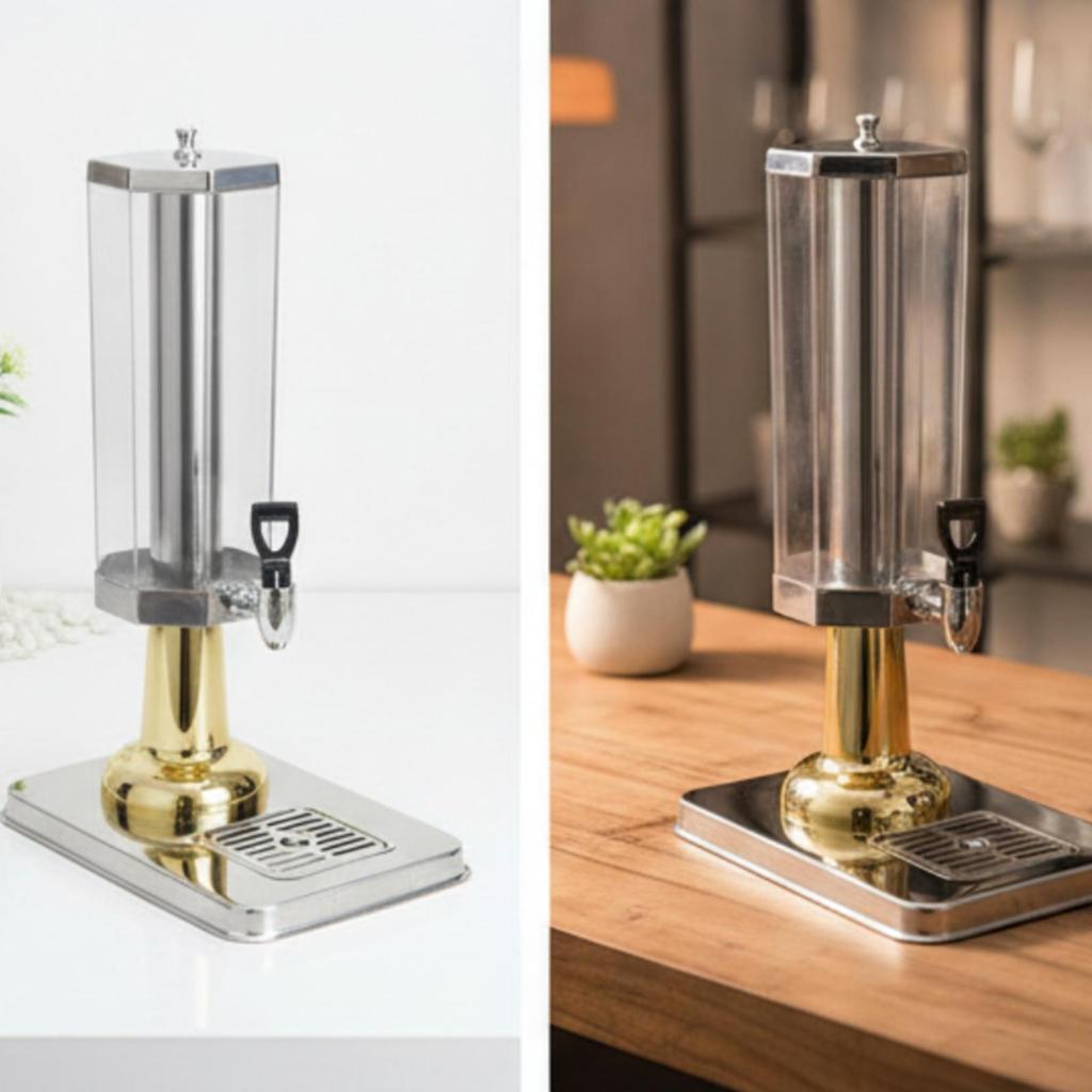 Drink Dispenser with Stainless Steel for Buffet, Restaurants, Caterers