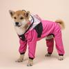 Dog Light Waterproof Raincoat All Season All-inclusive Hooded Water Resistant Transparent Poncho Pet Clothes Dog Costume