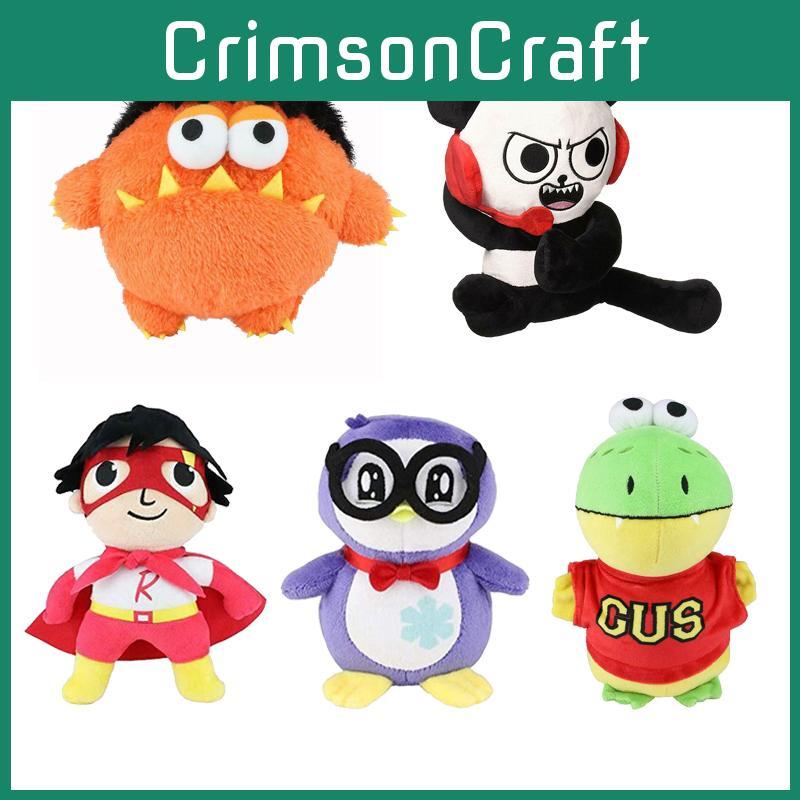 Adorável Ryans World Combo Panda 18cm Pelúcia Macia Brinquedo de Pelúcia Para Crianças Presentes