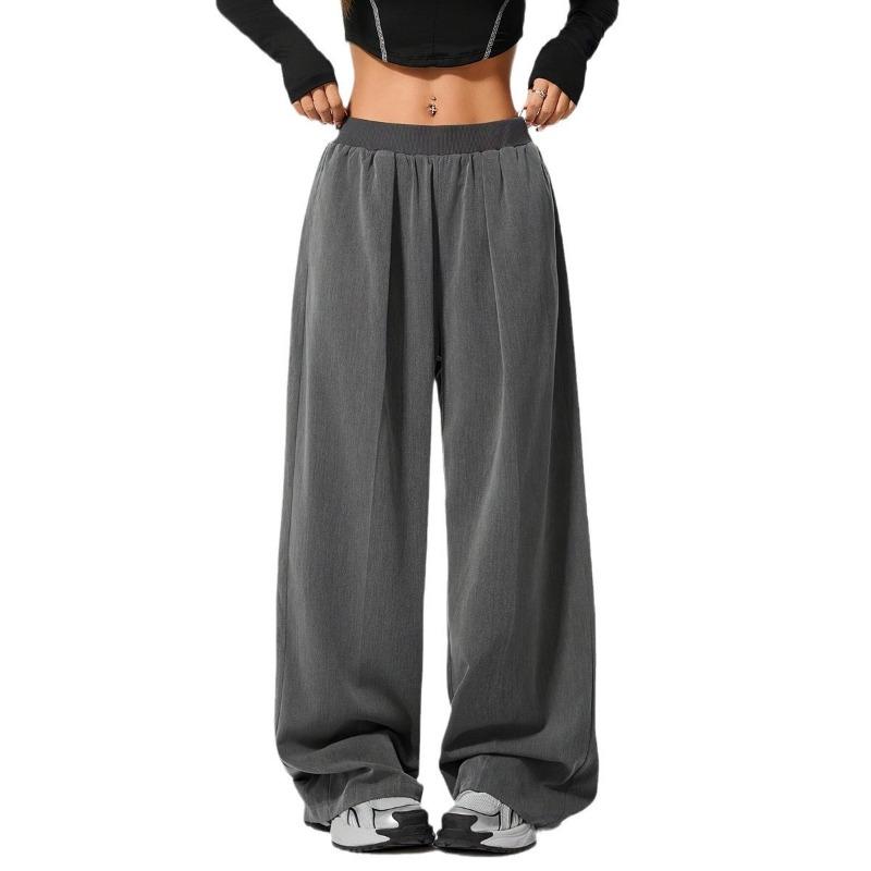 Casual Wide-leg Dress Pants Woman