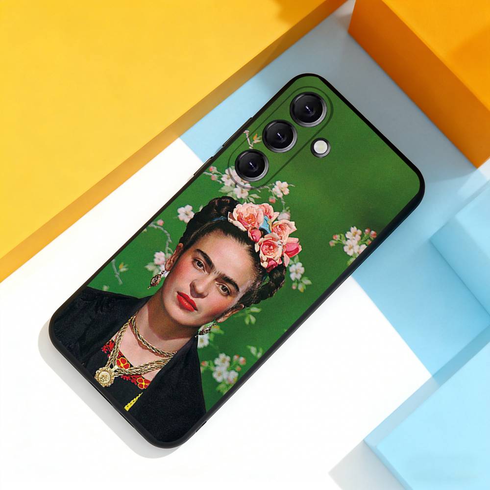 F-Fridas Art K-Kahlo Cool For Samsung Galaxy A 22,71,53,52,51,72,73,5G,Note,J7,8,9 Phone Case Soft Black Cover