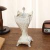 Elegant Alloy Frankincense Resin Burners Luxurious Incenses Holder with Intricate Carving for Living Room Decoration