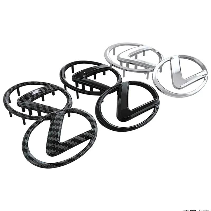 2026 Hot Interior Stickers For Lexus RX300 RX350 ES240 ES350 GS350 ES250 ES300 ES330 NX300 ABS Car Steering Wheel Emblem Center