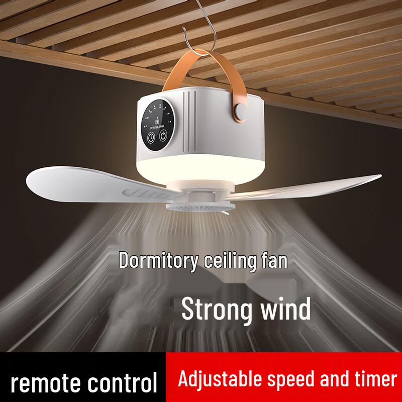 Susu Portable LED Camping Fan with Remote Control