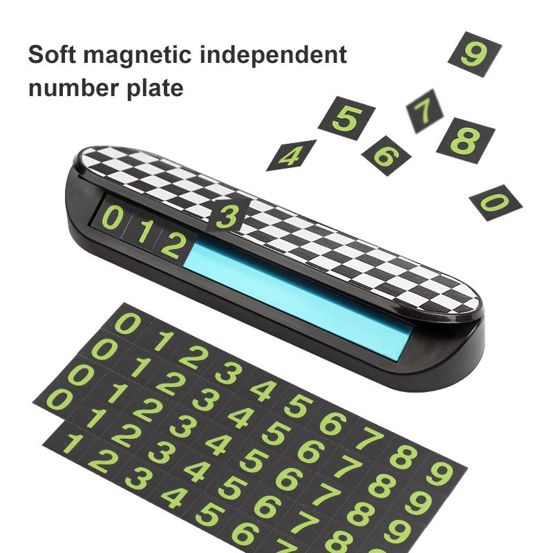 For Mini Cooper Universal Car Temporary Parking Card Phone Number Card Plate Telephone Number Park Stop Prompt Accessories