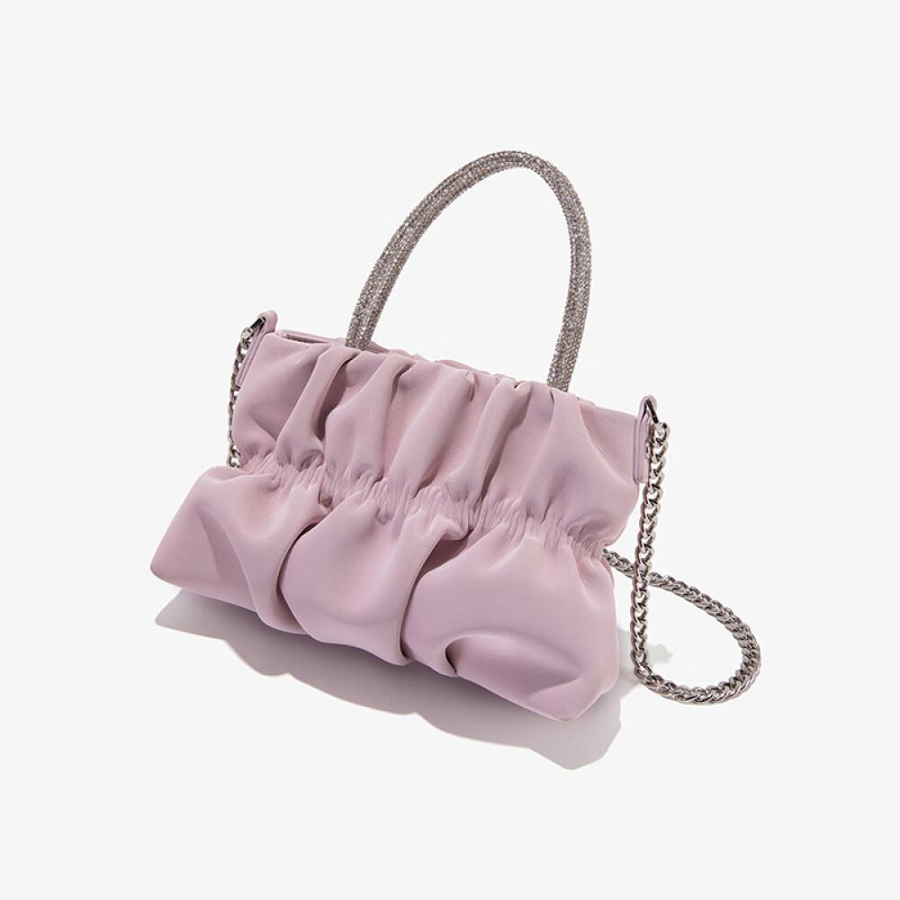 Folded Cloud Bag Chain Bag Crossbody Bag Superior Sense Women's Shoulder Bag Length 21cm Wide 7cm High 13.5cm
