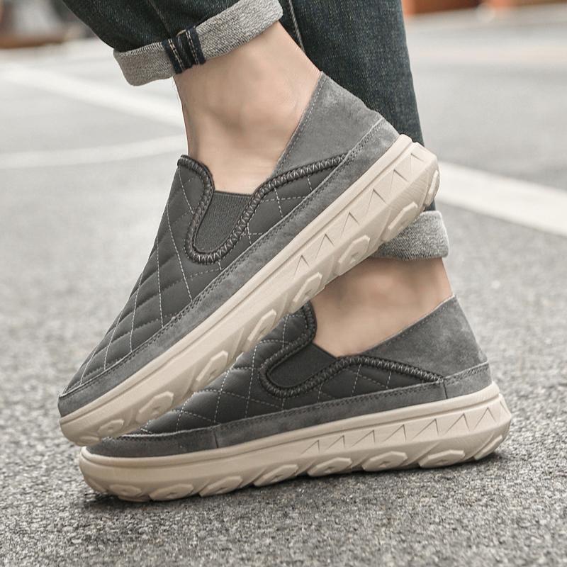 FashionOutdoor Men's Fashion Casual Shoes New Men Comfy Loafers Breathable Men's Leisure Slip on Flats Breathable Male Walking Footwear
