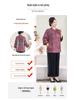 Stylish Plus Size Mid-Sleeve Shirt for Elderly Women: Spring/Summer Tang Suit Top for 70-Year-Olds