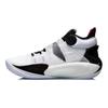 Li Ning Sonic 9 Shock Absorption Anti-Slip Mid-Top Basketball Shoes Unisex кросівки Білі ABAR011-A