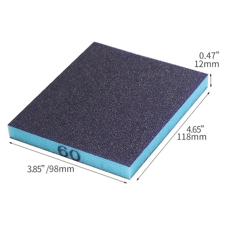 5/6pcs Sanding Sponge Set Coarse/Medium/Fine Grit Washable Reusable Sandpaper Blocks for Polishing Metal Wood Glass