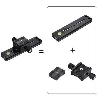 Universal 180mm Long Quick Release Sliding Plate +Clamp for Arca Swiss DSLR