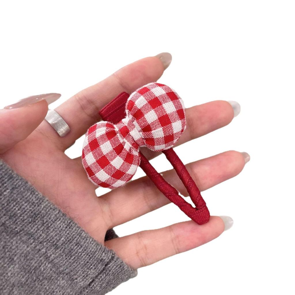 Cute Plaid Bow Hair Clip for Women - 2025 New Hairpin