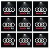 2X LED Car Door Light For  Audi A1 A4 A6 A7 RS A5 Q3 Q5 Q7 A8 A3 TT SQ5 Quattro S3 A8 S4 S5 S8 Projector Lamp Door Welcome Light