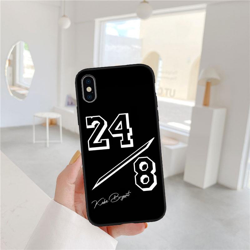 BF77 K-Kobes 24-8 Soft Shell Phone Case for iPhone 16 15 14 13 12 Pro Max Plus Mini