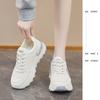Shoes women's spring new versatile thick-soled heightening casual canvas shoes niche design sense white shoes round head single shoes