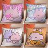 A-Asamimichan Cute Bunny Pillow Case Soft Cushion Cases for Farmhouse Sofa Decor Home Decorations and Protector Pillow Case