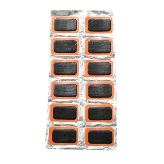 

12 шт./24 шт. прочный патч для ремонта велосипедных шин, прямоугольный, хорошая прочность, легкий, полезный патч для велосипедных шин для шин A