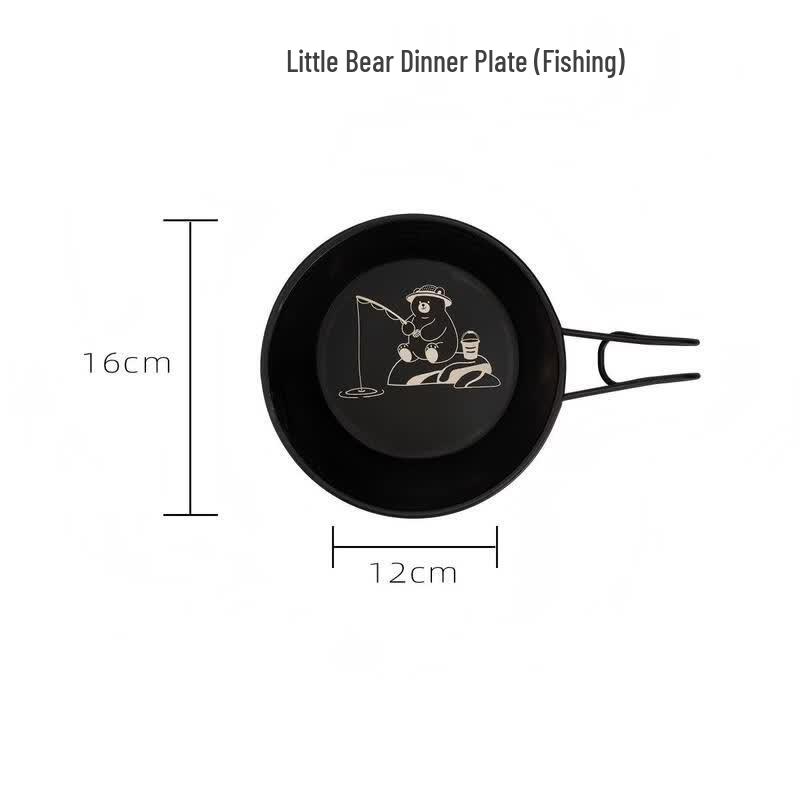 Gongziyu Outdoor Portable Stainless Steel Camping Bowl & Pot