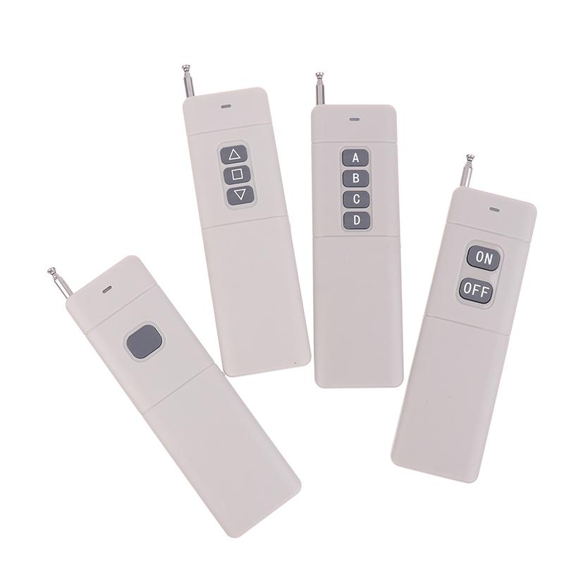 433Mhz 3000 Meters Long Distance Receiver Transmitter High Power 1/2/4 Ch Rf Remote Control 1527 Learning Code Remote Control
