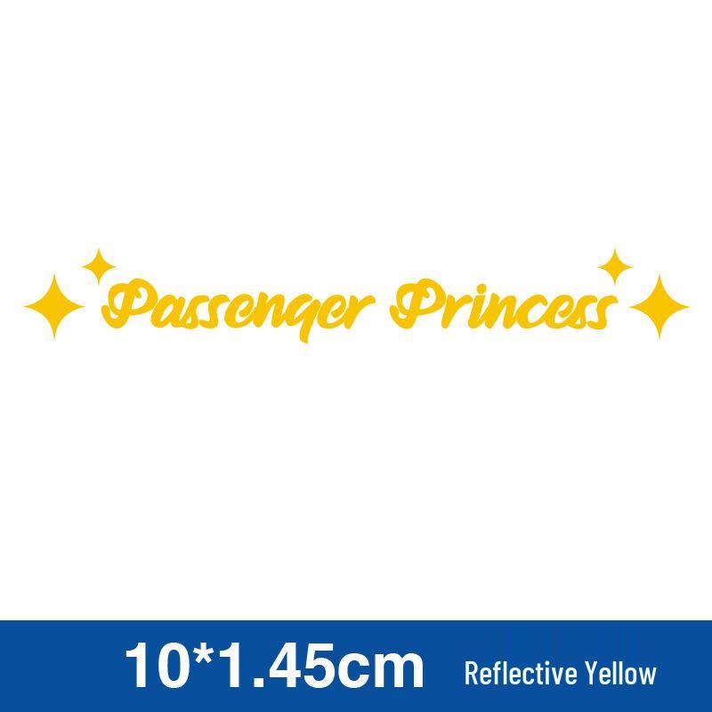 Reflective Car Sticker - Passenger Princess Rearview Mirror Decoration