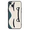 Pouzdro s obličejem Pokémona Pikachu pro iPhone 14 Plus 7 8 6S 11 12 Mini SE 13 Pro Max XR XS X 14Pro 13Mini 14 Luxusní černé pouzdro na telefon