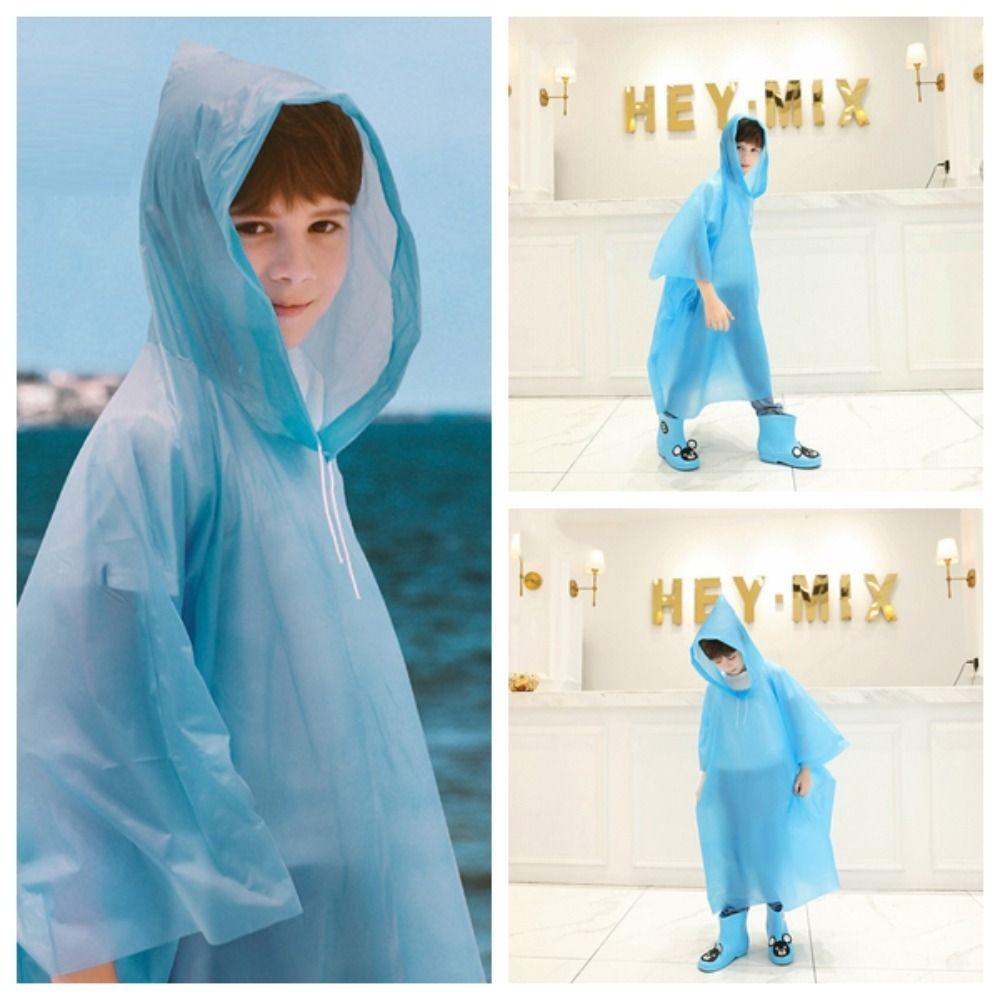 

Утолщенный детский пончо водонепроницаемый одноразовый пончо дождевик чехол для улицы