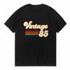 Edition 1985 40th Birthday Vintage Graphic TShirt Men Womens Short Sleeve Crew Neck Casual with Retro Print Aesthetic Clothes