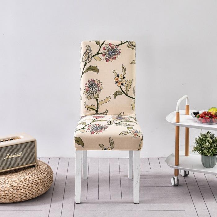 Chair Cover Universal Dining Table Chair Cover Household Banquet Chair Cover Elastic Back Chair Cover Color Matching Chair Cover