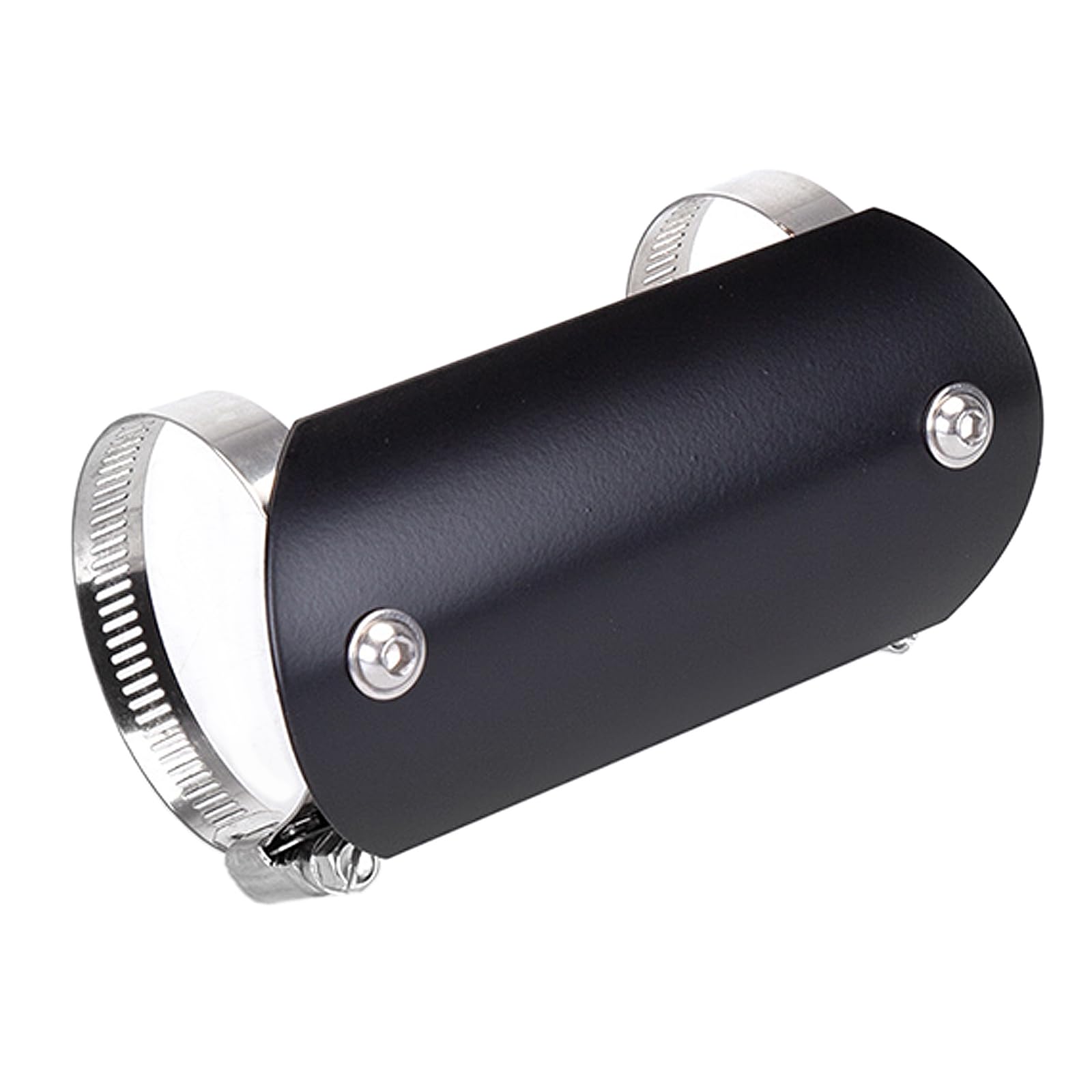 

MONOSTORE Muffler Guard Motorcycle Clamp Heat Band Protector Silencer Shield Cover Motorcycle Stainless Steel Universal Black чёрный