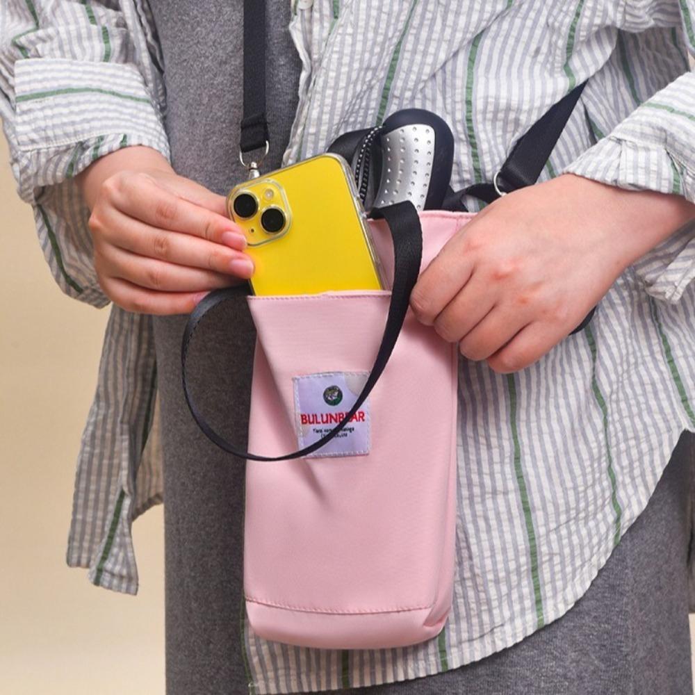 Portable Crossbody Bottle Bag Adjustable Strap Key Umbrella Storage Holder  Summer