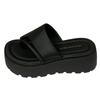 Thick-bottomed set of toe cool slippers for women to wear 2025 summer new simple fashion versatile casual beach cool slippers for women