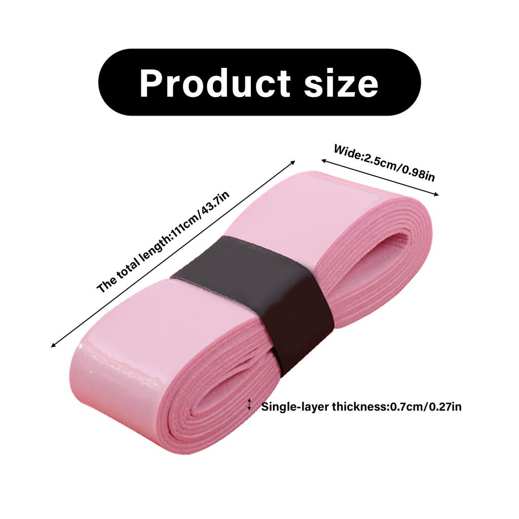 20pcs Nonslip PU Grip Tape Racquet Sports Fishing Rod Bicycles Handle Tape for Tennis Badminton Racquets