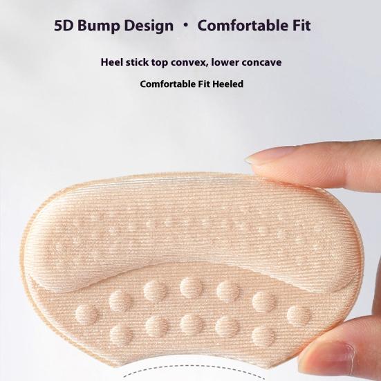 Heel Pads for High Heels Pain Relief Anti-wear Cushion Soft Sponge Shoe Sticker Foot Care Liner Insert Pad Insole Grip Protector