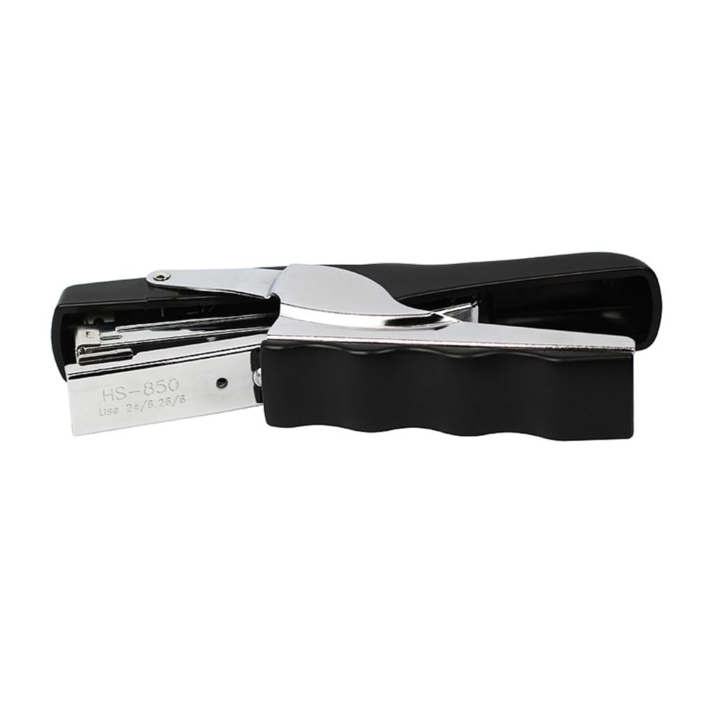 EXCEART Nadeloser Tacker mit Zange, Handgriff-Typ, Metall, Leicht 224g, Kompaktes Design, Büromaterial für Schulen und Büros, 6,8x3,0x1,3
