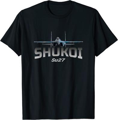 SU 27 Sukhoi Flanker Jet Fighters Men TShirt Short Sleeve Casual 100 Cotton ONeck Summer Shirt
