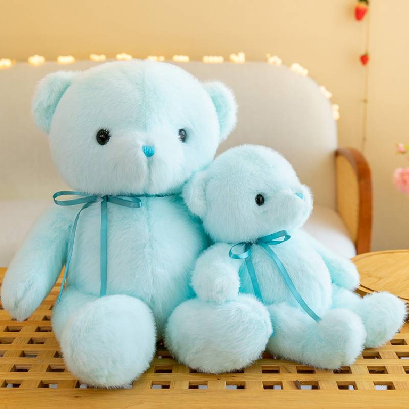 Plush Ted Bear Toy Cute Cartoon Girl Children Sleeping Throw Pillow Holiday Doll