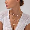 Necklace Set Starfish Conch Necklace Boho Multilayer Clavicle Chain Shell Pendant Choker  Summer