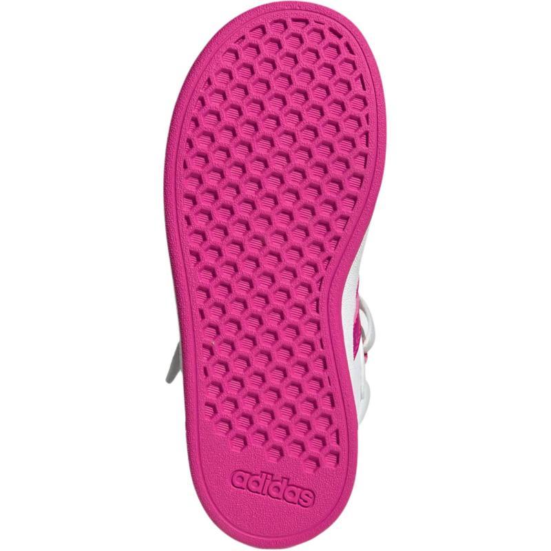 Adidas GRAND COURT Mid top Kids' Skateboarding Shoes White Sneakers JR0806