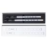 Sondery Tin Whistle C och D-tonarter Aluminiumlegeringsrör Silverfärg