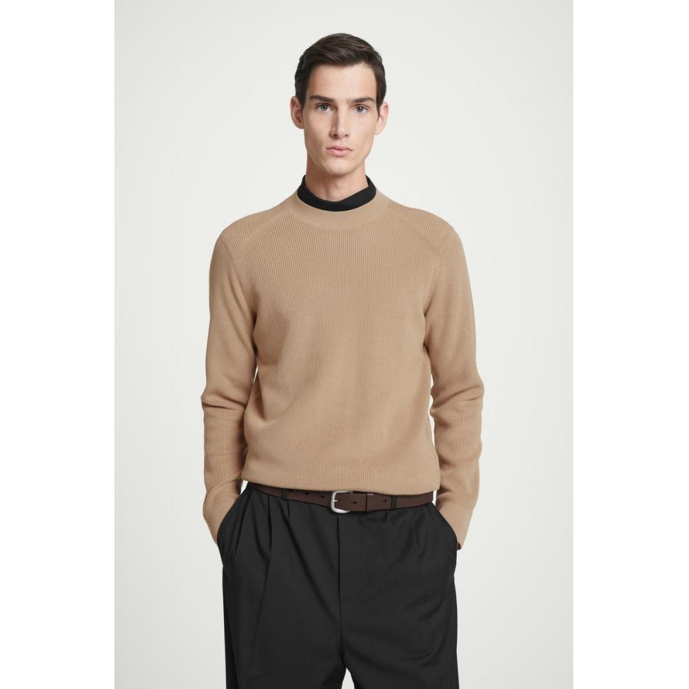 

COS Японский свитер с круглым вырезом и стандартным кроем beige/XS