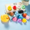 Hong Kong Edition Colorful Bath Squeak Little Yellow Duck Toy Set