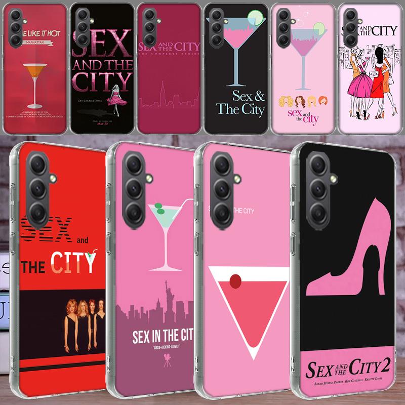 Sex and the City Phone Case for Samsung A16 A26 A36 A56 A17 A37 A57 A07 A06 A02S A03 A04S A05S Galaxy Note 20 10 A50S A71 A51 A3