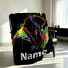 Custom Name Personalized American singer Print Blanket, Home Decor, Bedroom, Sofa, Camping, Couch, Gifts for Birthday Christmas