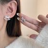 Fashionable Small Horse Ear Studs With Smooth Electroplated Surfaces For Office And Dating Event