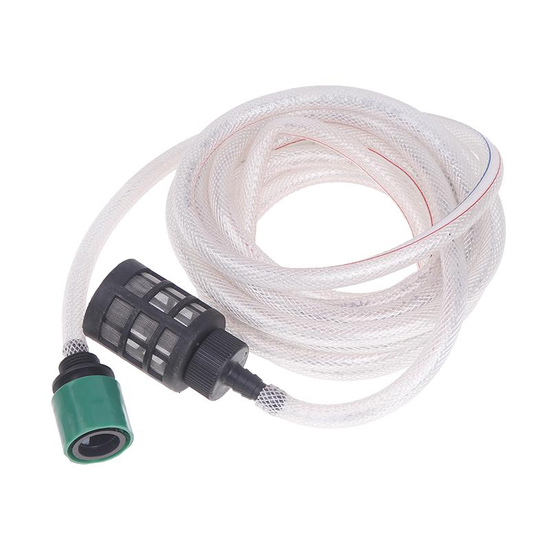 Pistola Lavatrice a Batteria Portatile Domestica da 5M Macchina per Lavaggio Auto ad Alta Pressione Tubo di Ingresso Acqua Kit Filtro Set Tubo di Aspirazione