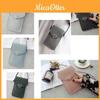 Pu Simple Women Heartshaped Decor Transparent Touchscreen Mobile Phone Bag