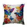 Colorful Butterfly Cushion Pillowcase Printed Polyester 45X45Cm Throw Pillowcover Decorative Sofa Cushion Pillowslip Home Decor
