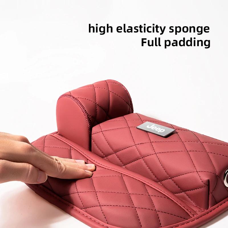 For Jeep Car Seat Gap Organizer Storage Box Crevice Side with Cup Holder For Jeep Renegade Wagoneer Avenger Recon Wrangler JK