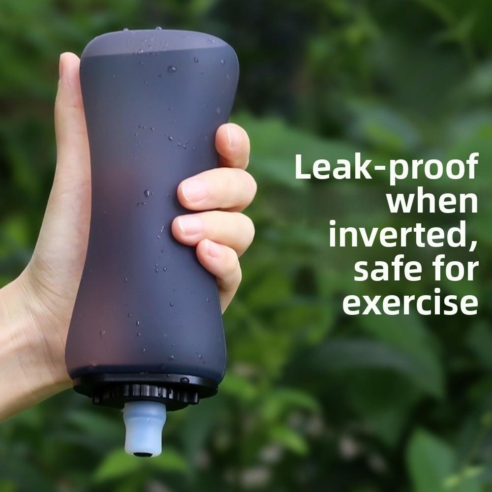 350ml Capacity Foldable Water Bottle Lightweight Travel Foldable Cup  Cycling Activities